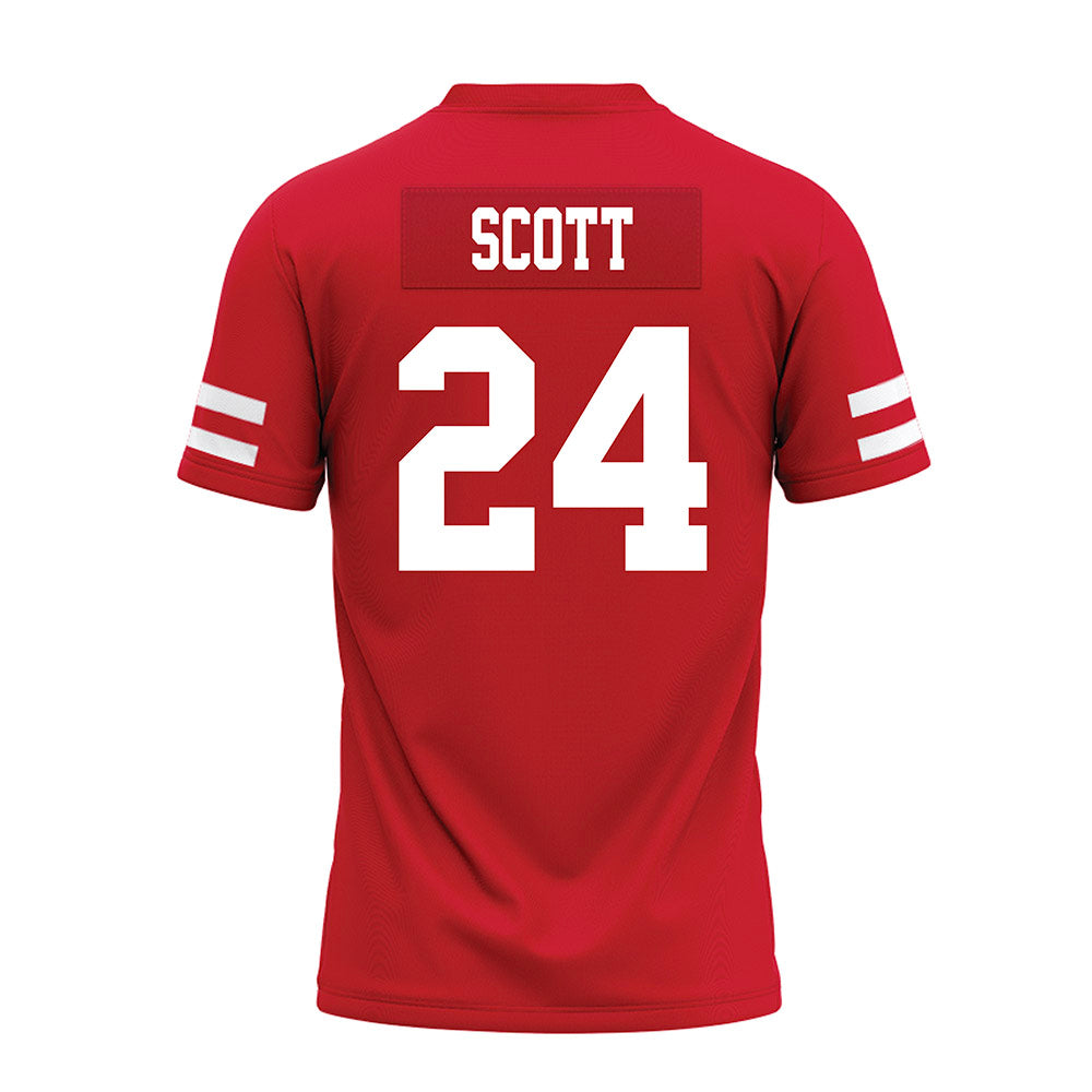 Nebraska - NCAA Football : Nalin Scott - Premium Football Jersey-1