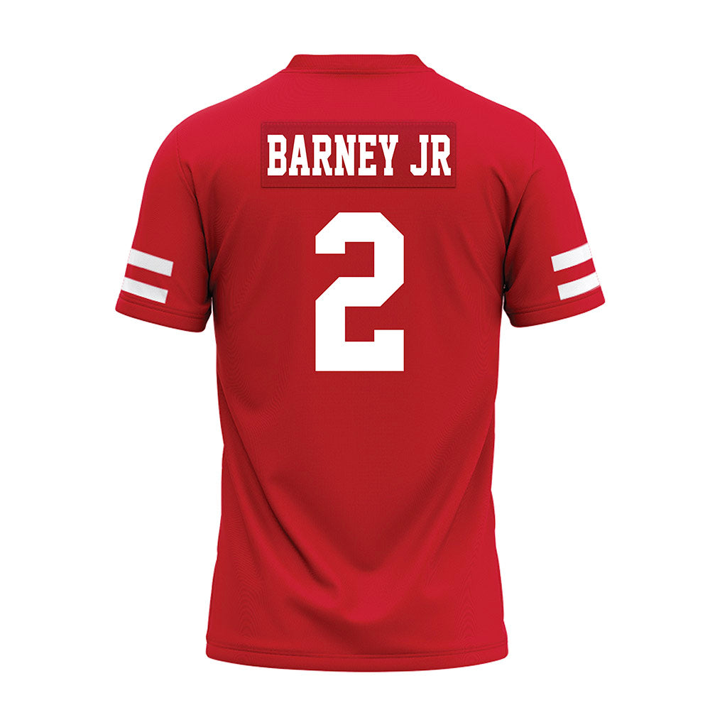 Nebraska - NCAA Football : Jacory Barney Jr - Premium Football Jersey-1