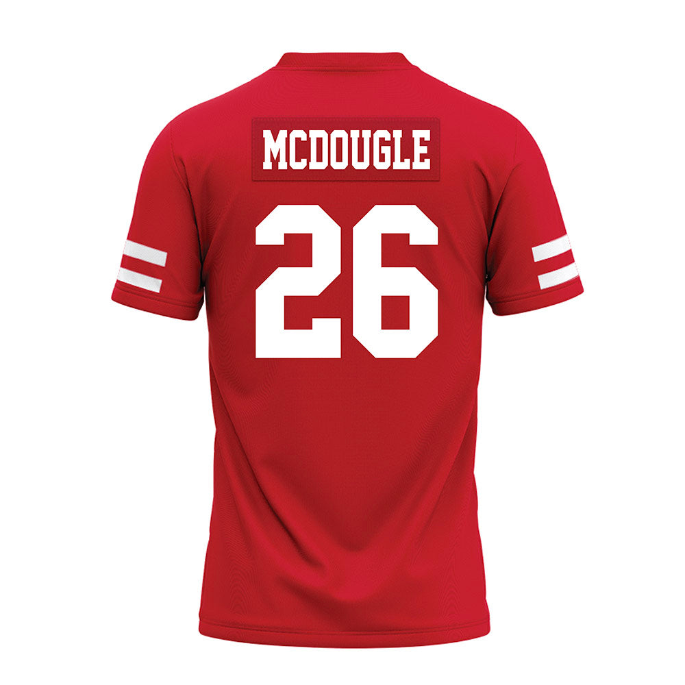 Nebraska - NCAA Football : Dwayne Mcdougle - Premium Football Jersey-1