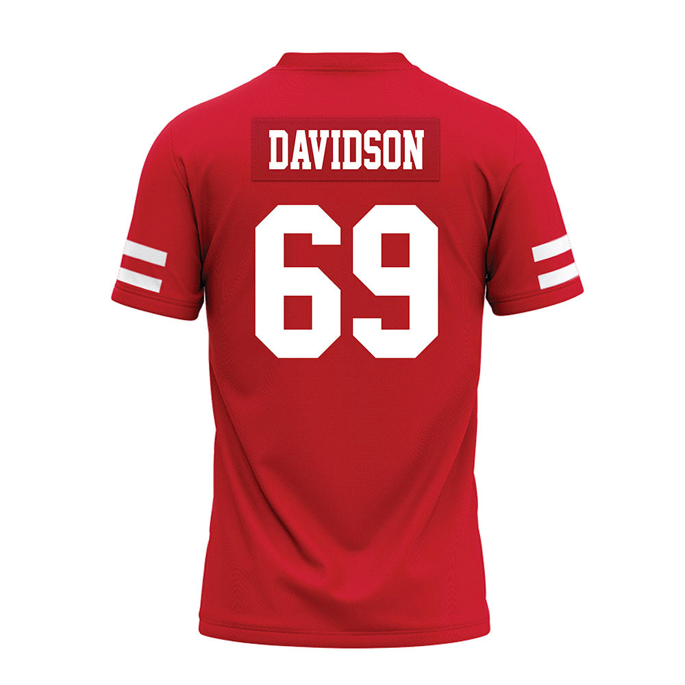 Nebraska - NCAA Football : Landen Davidson - Premium Football Jersey-1