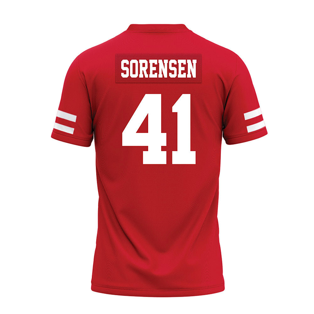 Nebraska - NCAA Football : Luke Sorensen - Premium Football Jersey-1