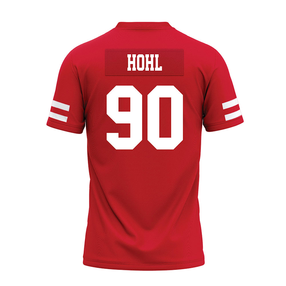Nebraska - NCAA Football : John Hohl - Premium Football Jersey-1