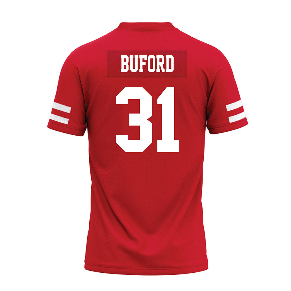 Nebraska - NCAA Football : Mario Buford - Premium Football Jersey-1