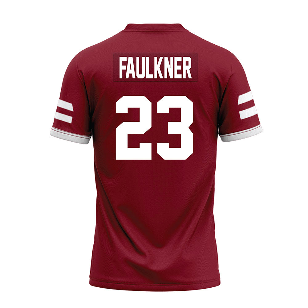 UMass - NCAA Football : Elijah Faulkner - Premium Football Jersey-1