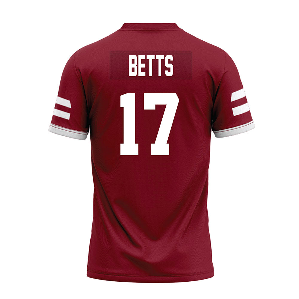 UMass - NCAA Football : Zachary Betts - Premium Football Jersey-1