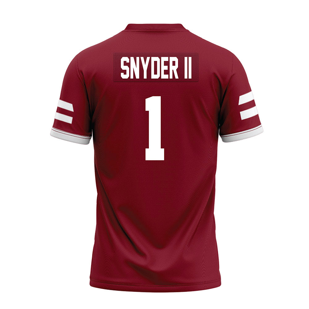 UMass - NCAA Football : Dd Snyder II - Premium Football Jersey-1
