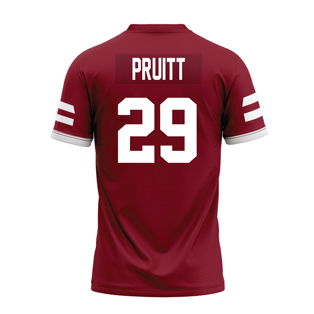 UMass - NCAA Football : Kareem Pruitt - Premium Football Jersey-1