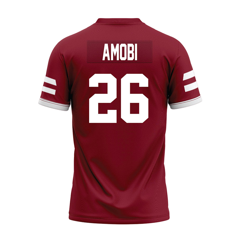 UMass - NCAA Football : Chibuzo Amobi - Premium Football Jersey-1