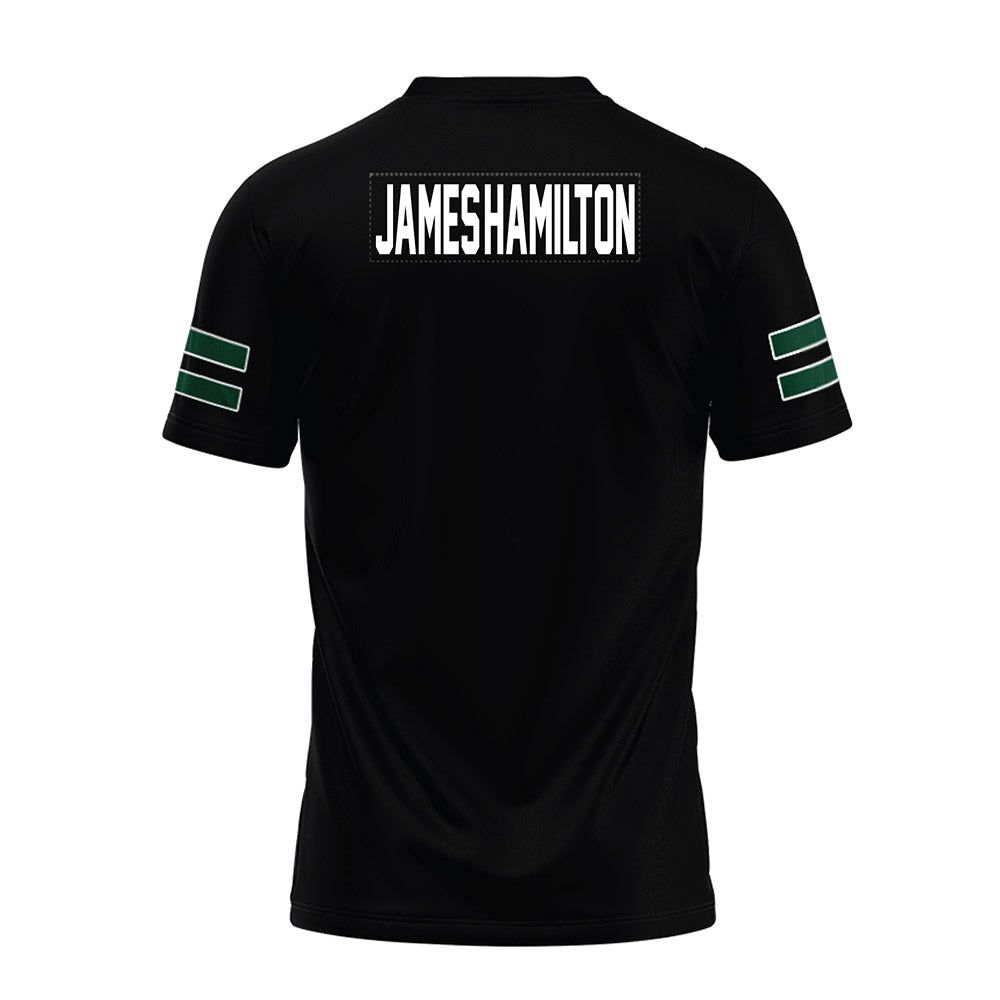Ohio - NCAA Football : Darren James-Hamilton - Black Premium Football Jersey-1