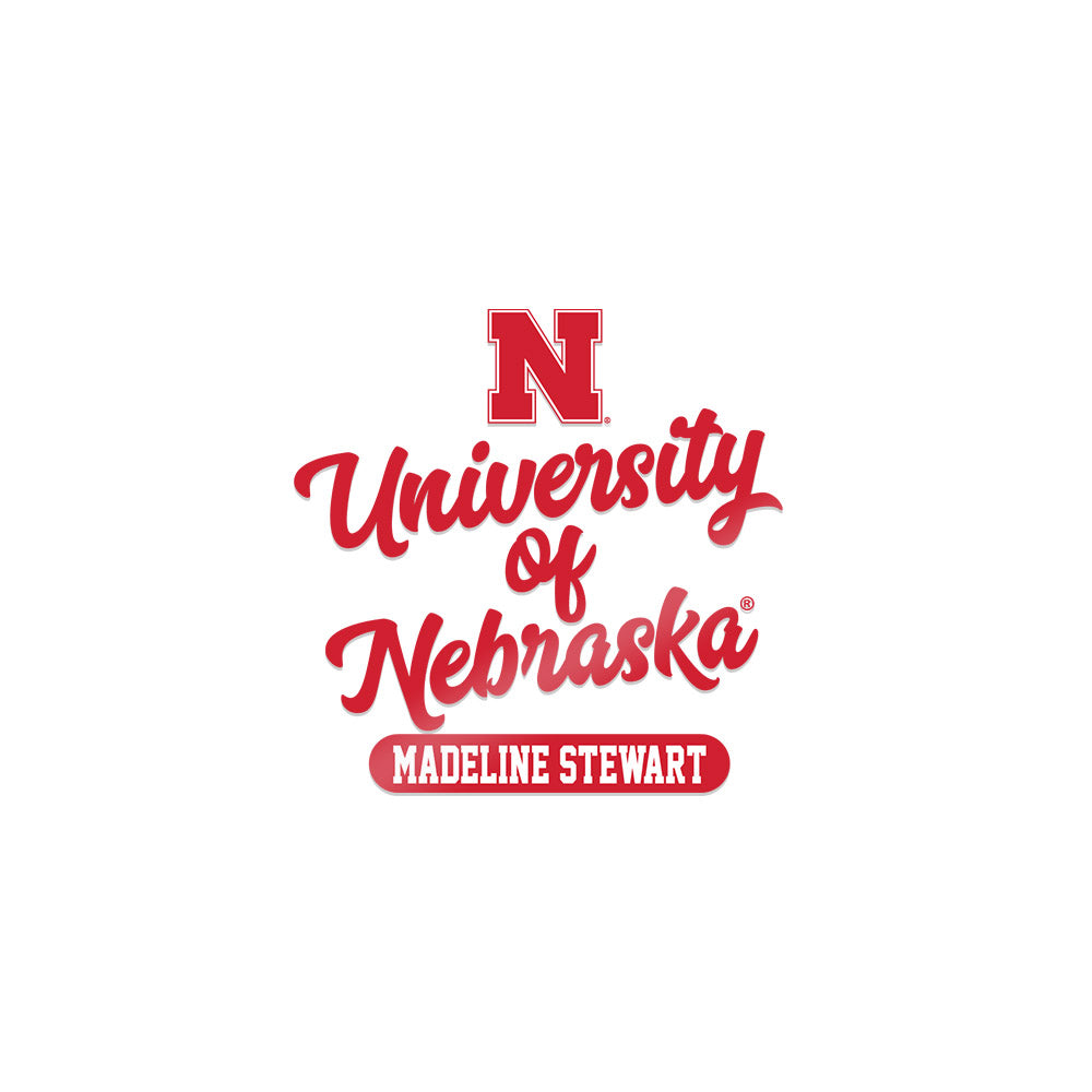 Nebraska - NCAA Women's Basketball : Madeline Stewart - Sticker-0