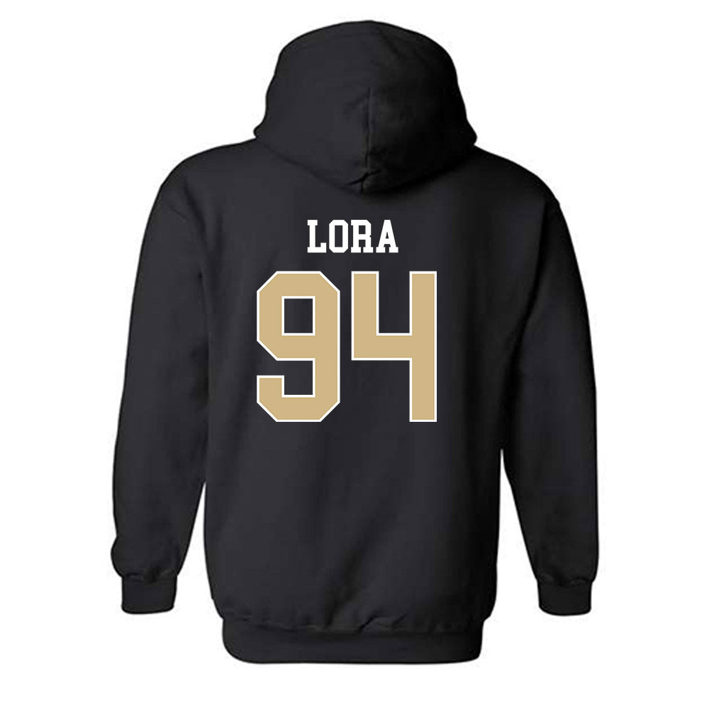 Purdue - NCAA Football : Rodney Lora - Classic Shersey Hooded Sweatshirt-1
