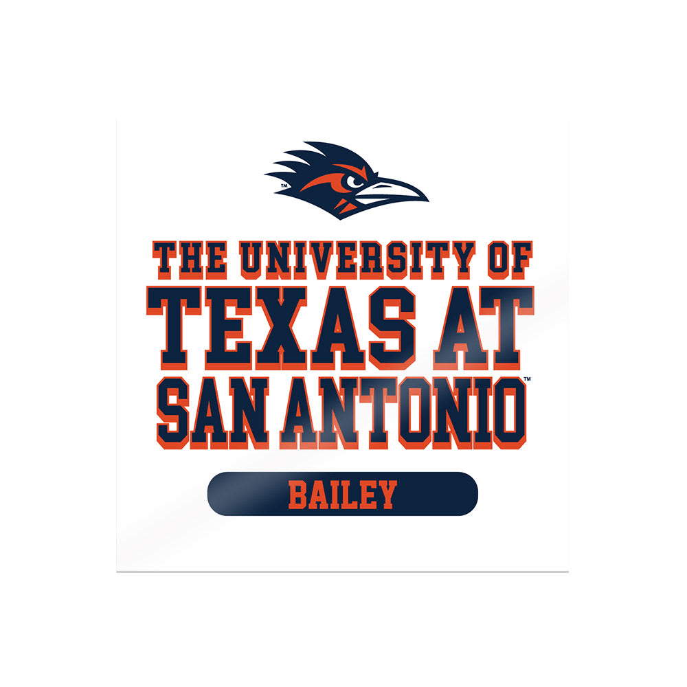 UTSA - NCAA Football : Jeremiah Bailey - Sticker-0