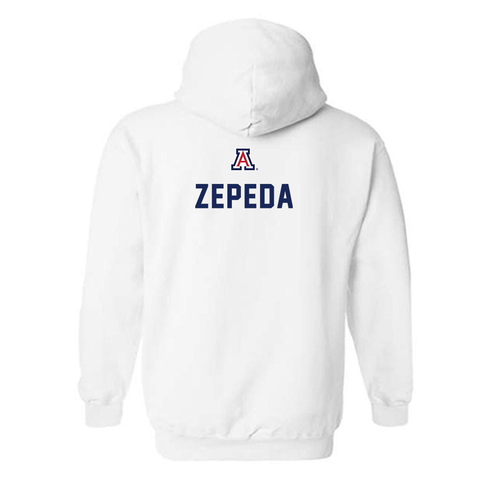 Arizona - NCAA Softball : Camila Zepeda - Sports Shersey Hooded Sweatshirt-1