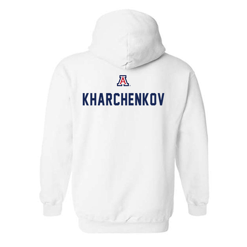 Arizona - NCAA Men's Basketball : Ivan Kharchenkov - Sports Shersey Hooded Sweatshirt-1