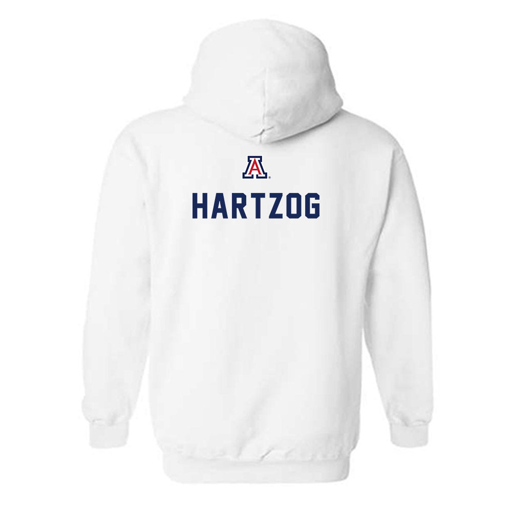 Arizona - NCAA Football : Malcolm Hartzog - Sports Shersey Hooded Sweatshirt-1
