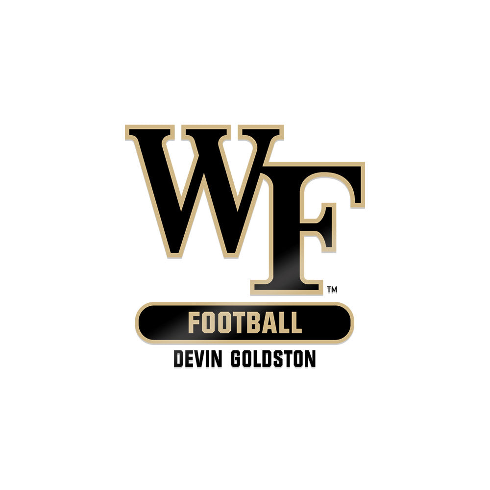 Wake Forest - NCAA Football : Devin Goldston - Sticker-0