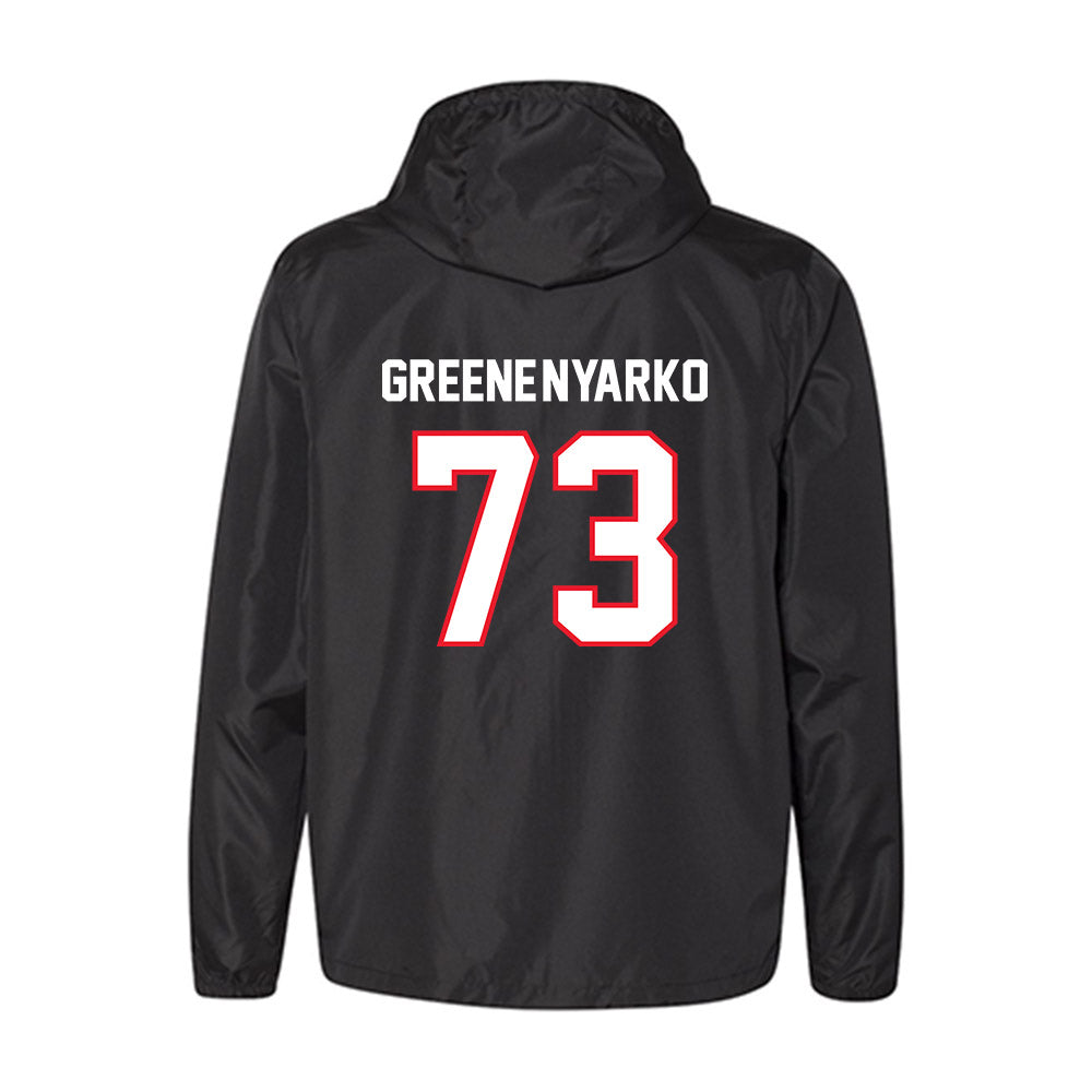 UConn - NCAA Football : Raphael Greene-Nyarko - Windbreaker-1