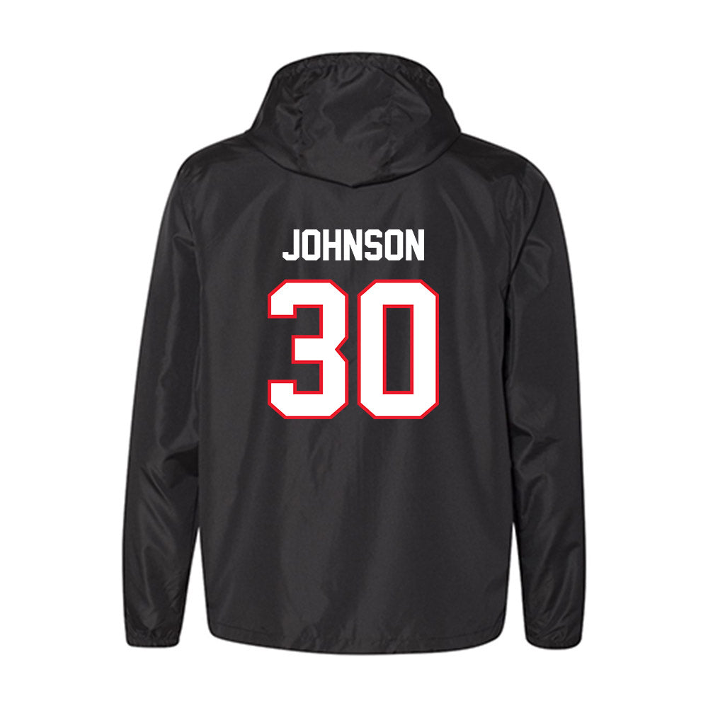 UConn - NCAA Football : Charles Johnson - Windbreaker-1