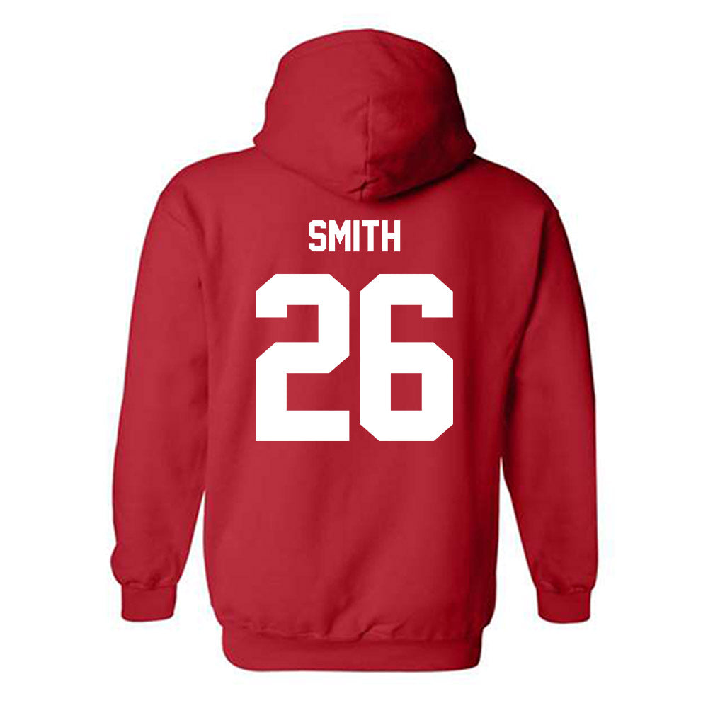 Utah - NCAA Baseball : Derek Smith - Classic Shersey Hooded Sweatshirt-1