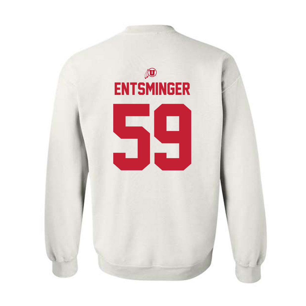 Utah - NCAA Football : Devin Entsminger - Classic Shersey Crewneck Sweatshirt-1