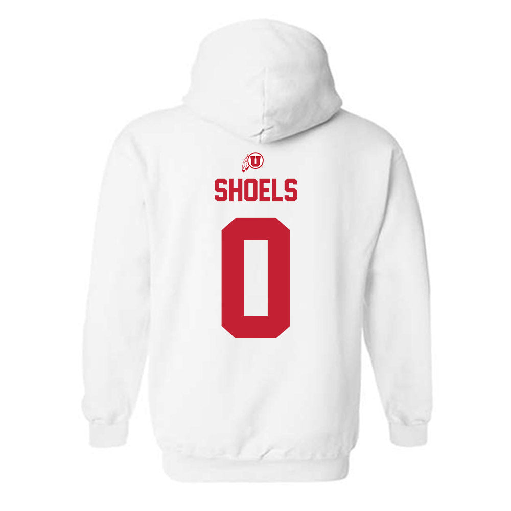 Utah - NCAA Football : Kyri Shoels - Classic Shersey Hooded Sweatshirt-1