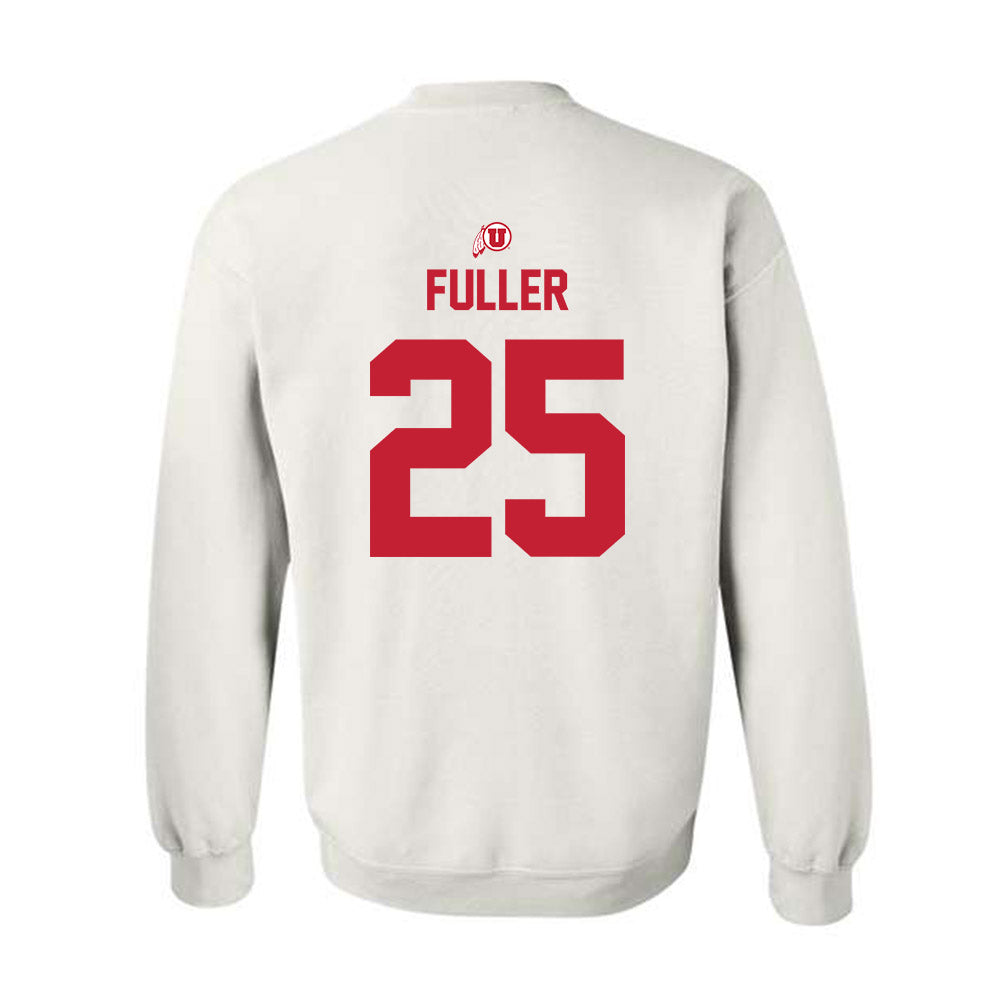 Utah - NCAA Football : Manny Fuller - Classic Shersey Crewneck Sweatshirt-1