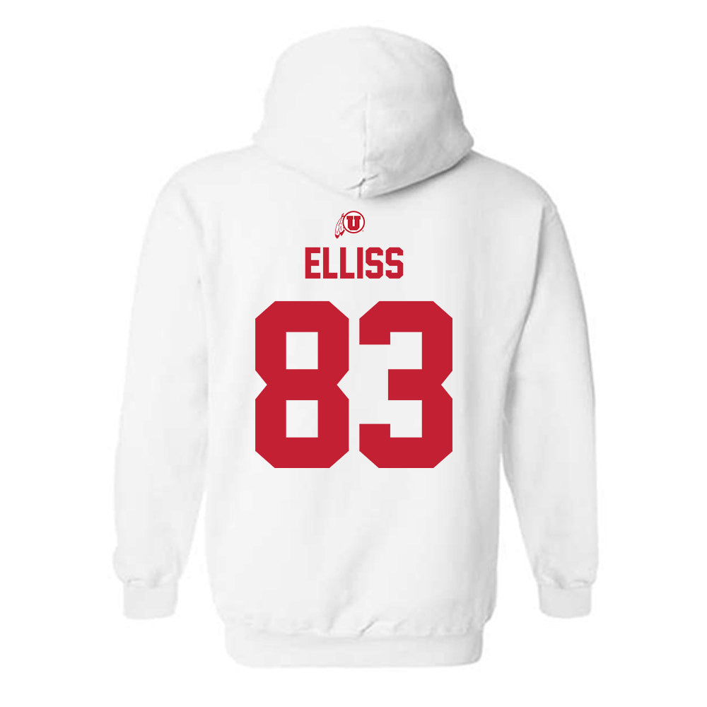 Utah - NCAA Football : Elijah Elliss - Classic Shersey Hooded Sweatshirt-1