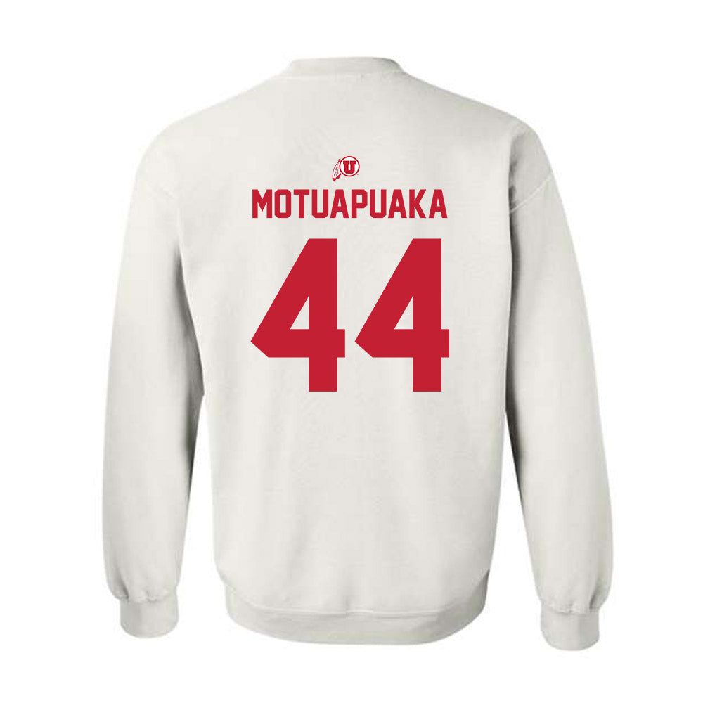 Utah - NCAA Football : Sione Motuapuaka - Classic Shersey Crewneck Sweatshirt-1