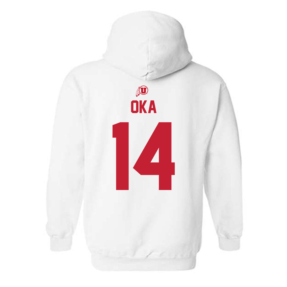 Utah - NCAA Women's Soccer : Julia Oka - Classic Shersey Hooded Sweatshirt-1