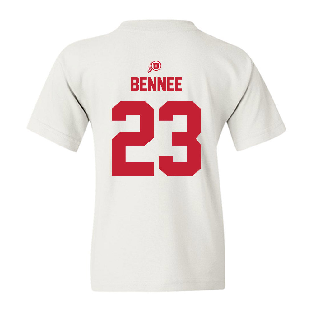 Utah - NCAA Football : Jackson Bennee - Classic Shersey Youth T-Shirt-1