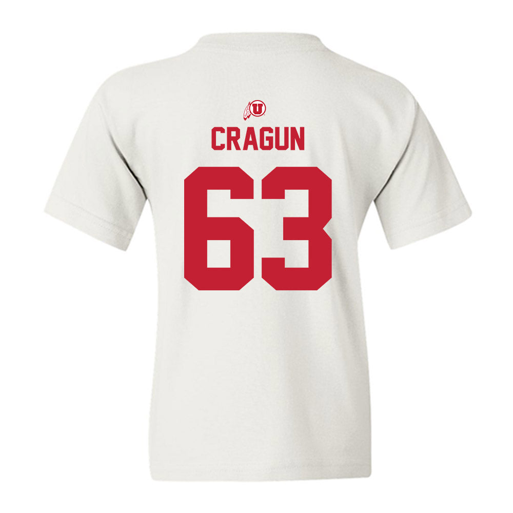 Utah - NCAA Football : Tanner Cragun - Classic Shersey Youth T-Shirt-1