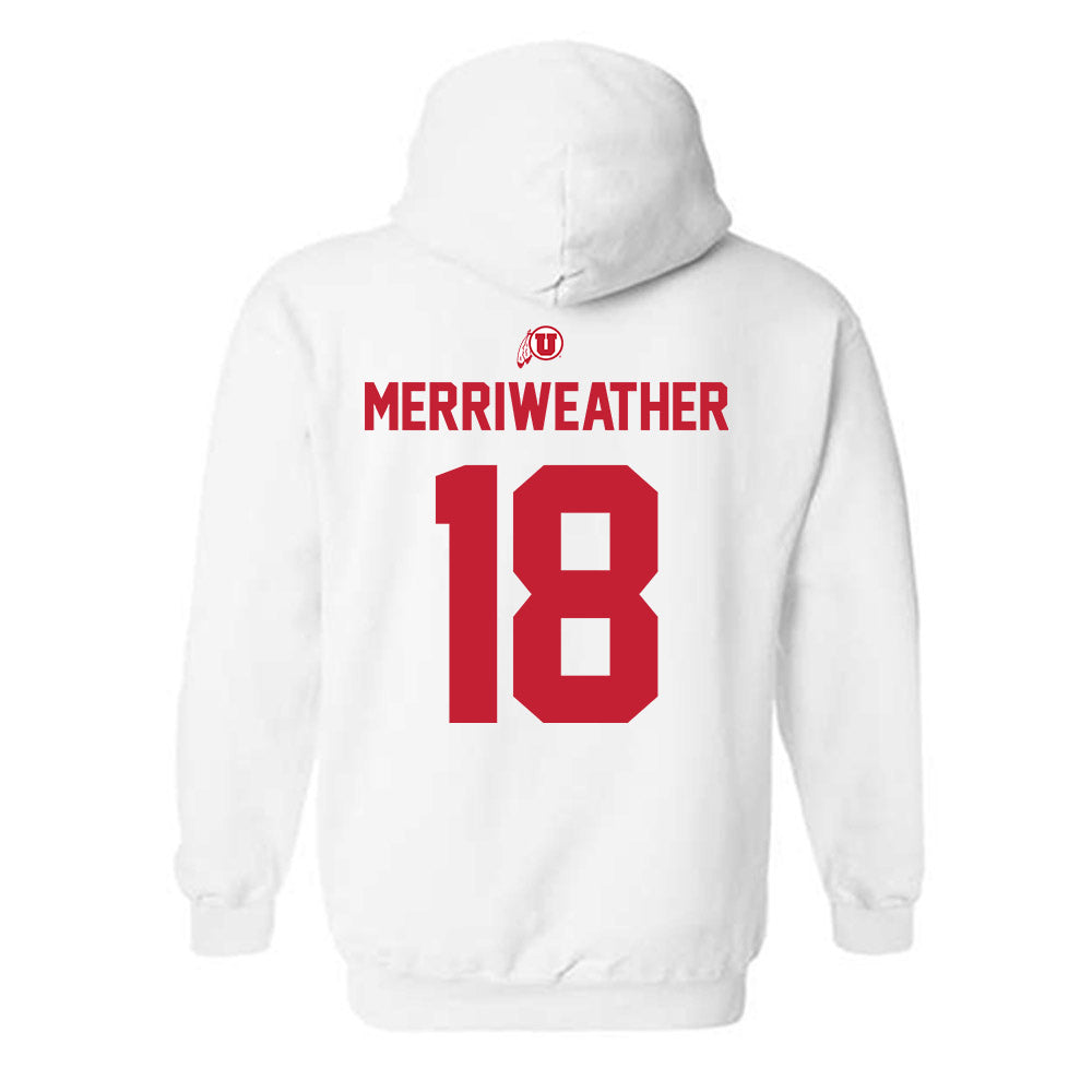 Utah - NCAA Football : Tobias Merriweather - Classic Shersey Hooded Sweatshirt-1