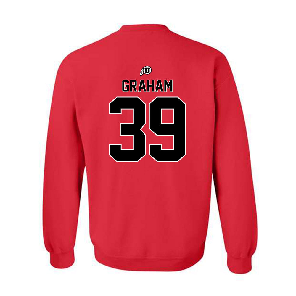 Utah - NCAA Baseball : Seth Graham - Classic Shersey Crewneck Sweatshirt-1