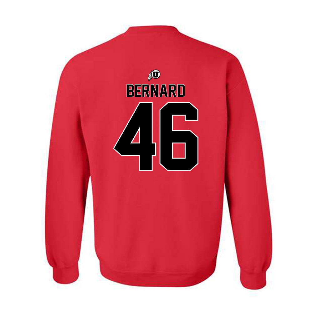 Utah - NCAA Football : Mauka Bernard - Classic Shersey Crewneck Sweatshirt-1