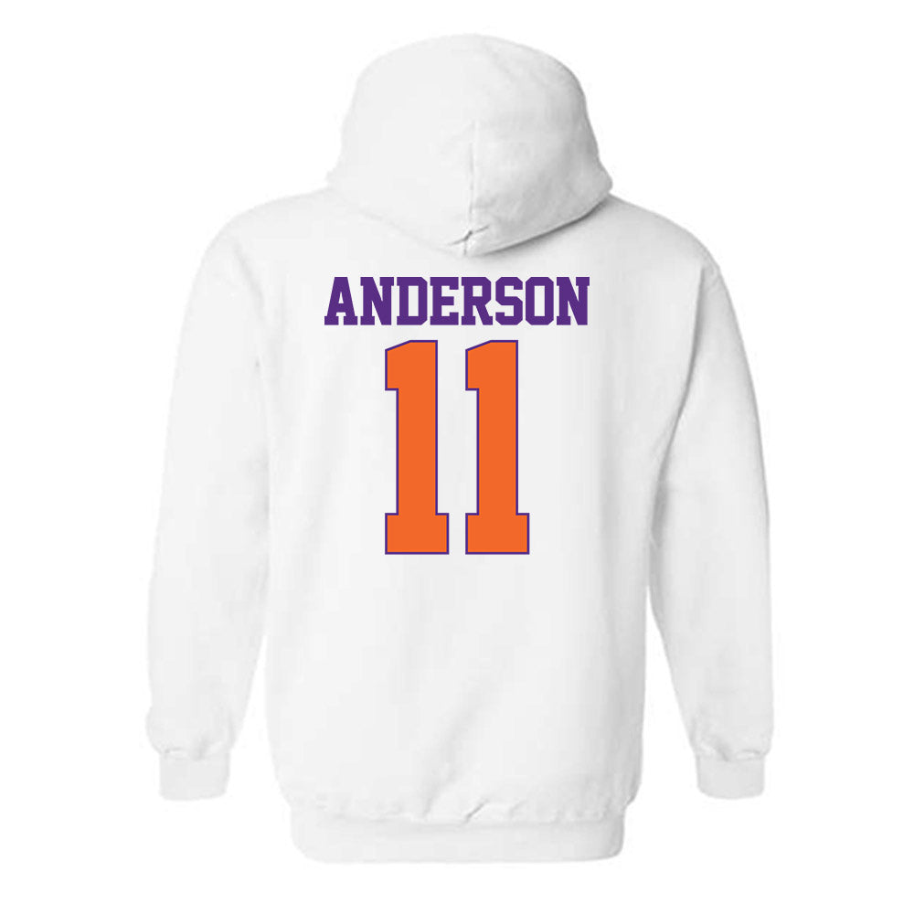 Clemson - NCAA Football : Polo Anderson - Classic Shersey Hooded Sweatshirt-1