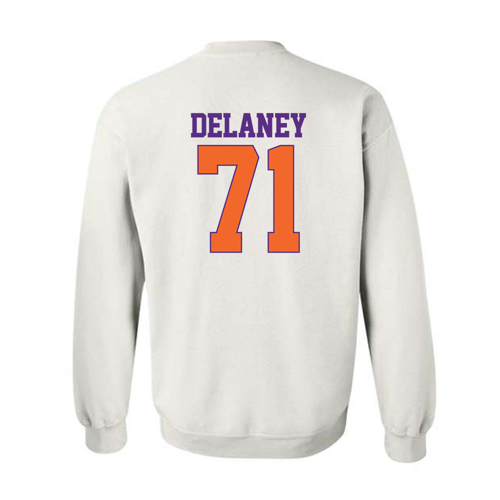Clemson - NCAA Football : Leo Delaney - Classic Shersey Crewneck Sweatshirt-1