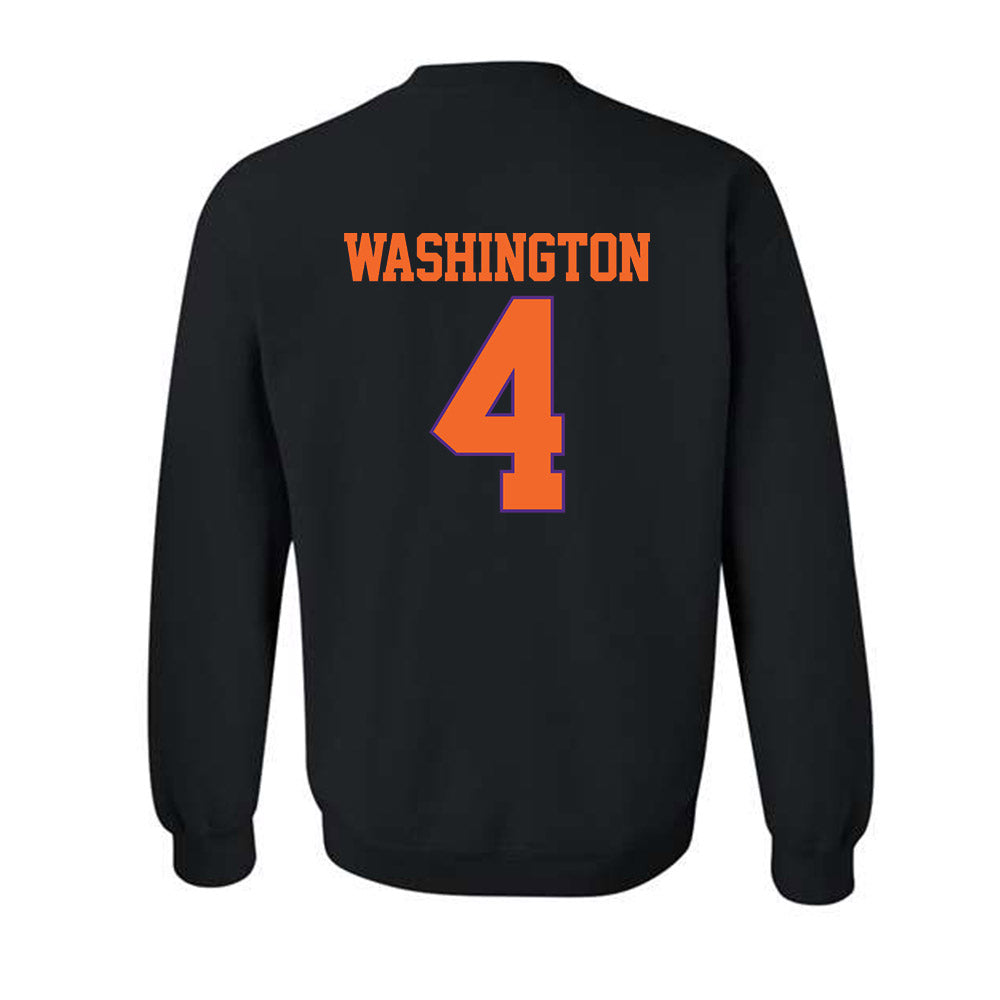 Clemson - NCAA Women's Volleyball : Brianna Washington - Classic Shersey Crewneck Sweatshirt-1