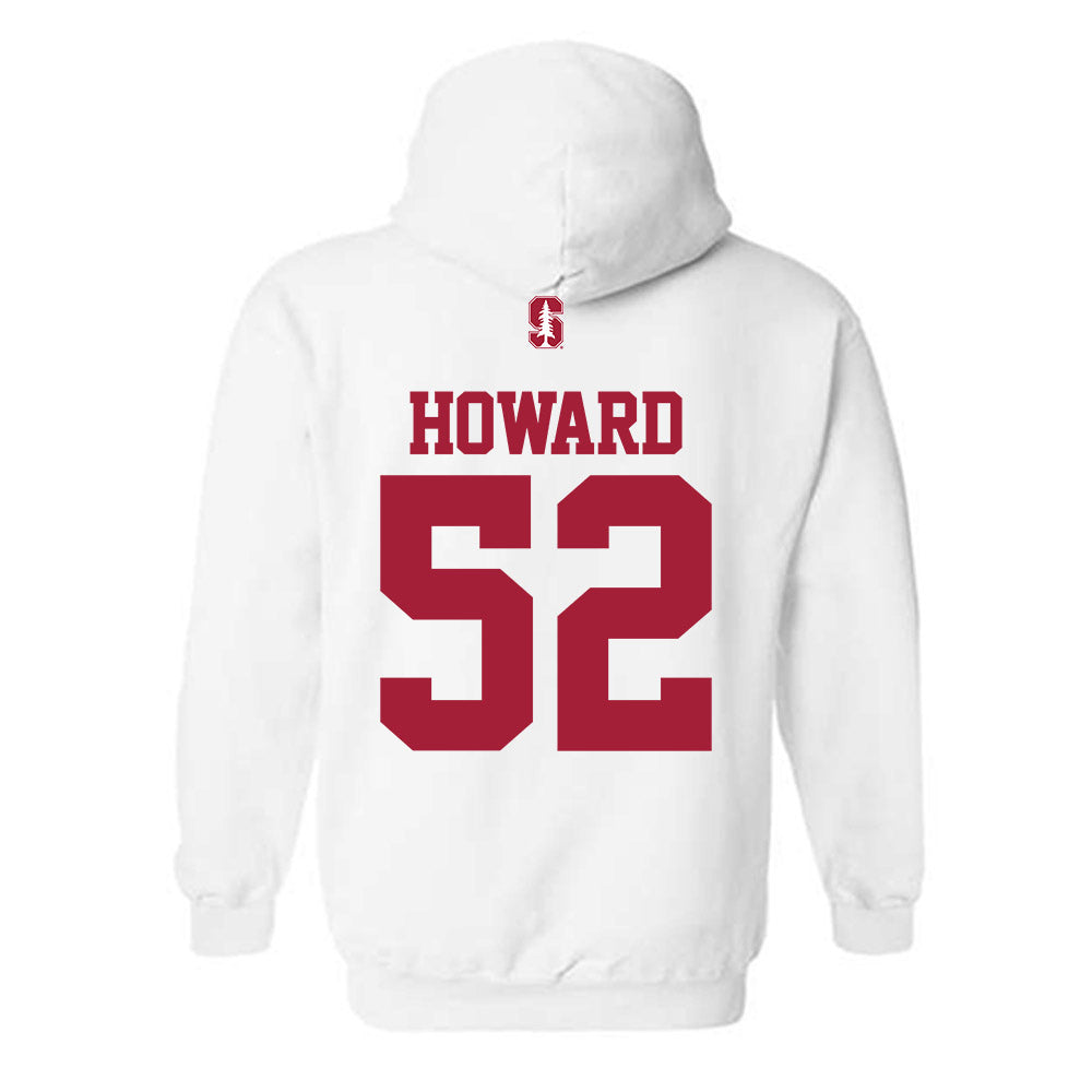 Stanford - NCAA Football : Sarrel Howard - Classic Shersey Hooded Sweatshirt-1