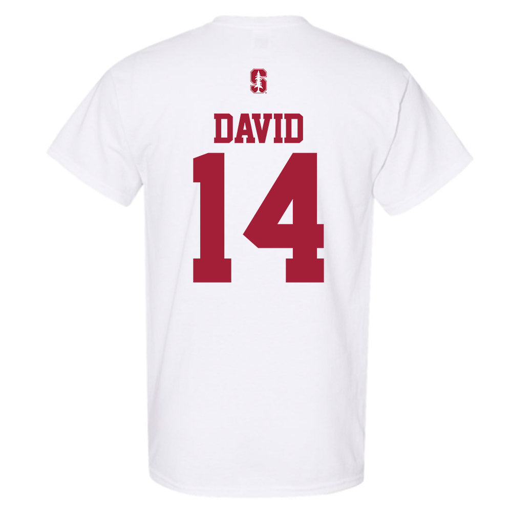 Stanford - NCAA Baseball : Sebastian David - Classic Shersey T-Shirt-1
