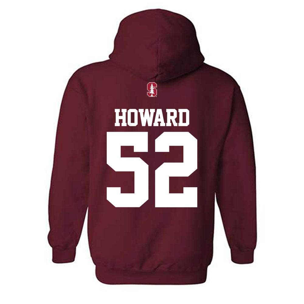 Stanford - NCAA Football : Sarrel Howard - Classic Shersey Hooded Sweatshirt-1
