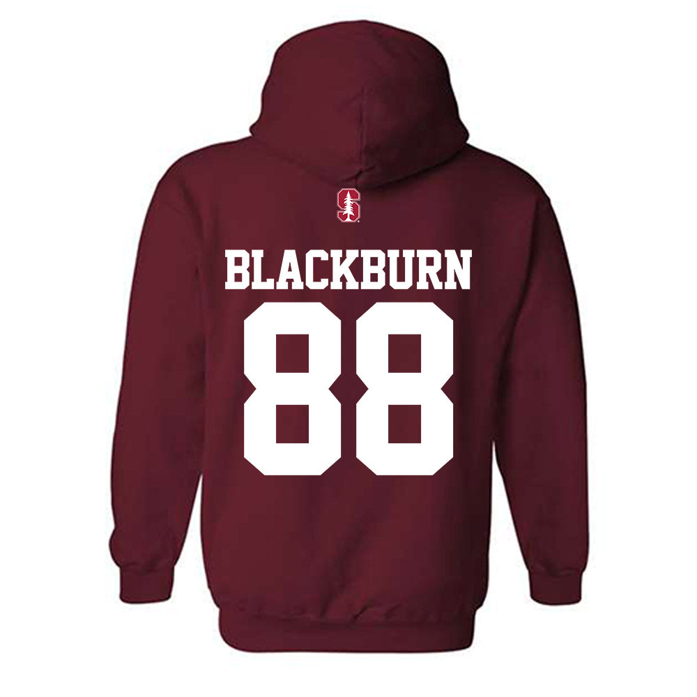 Stanford - NCAA Football : Benjamin Blackburn - Classic Shersey Hooded Sweatshirt-1