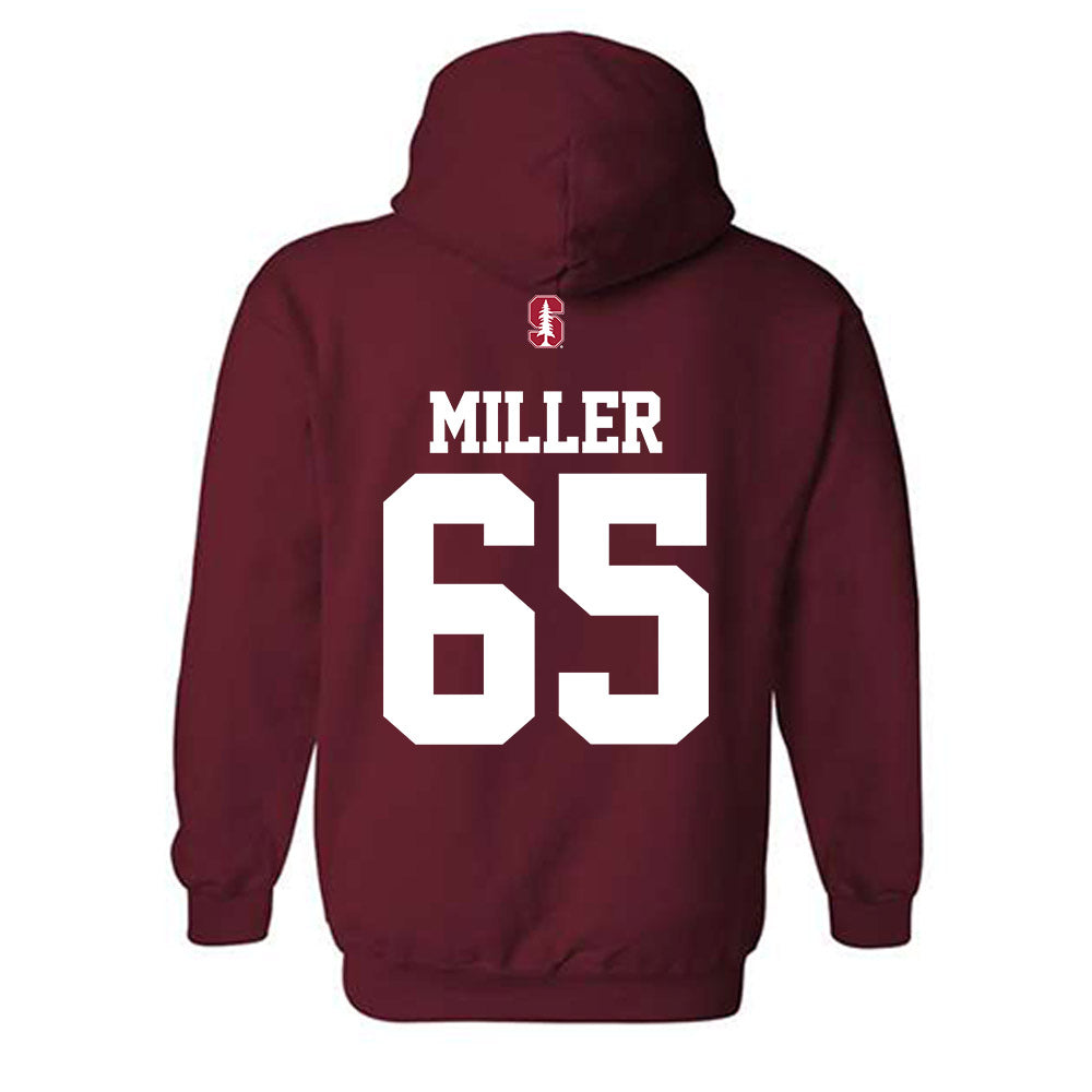 Stanford - NCAA Football : Jalayne Miller - Classic Shersey Hooded Sweatshirt-1