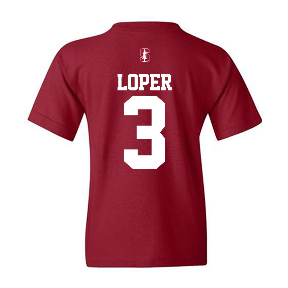 Stanford - NCAA Men's Volleyball : Jack Loper - Classic Shersey Youth T-Shirt-1
