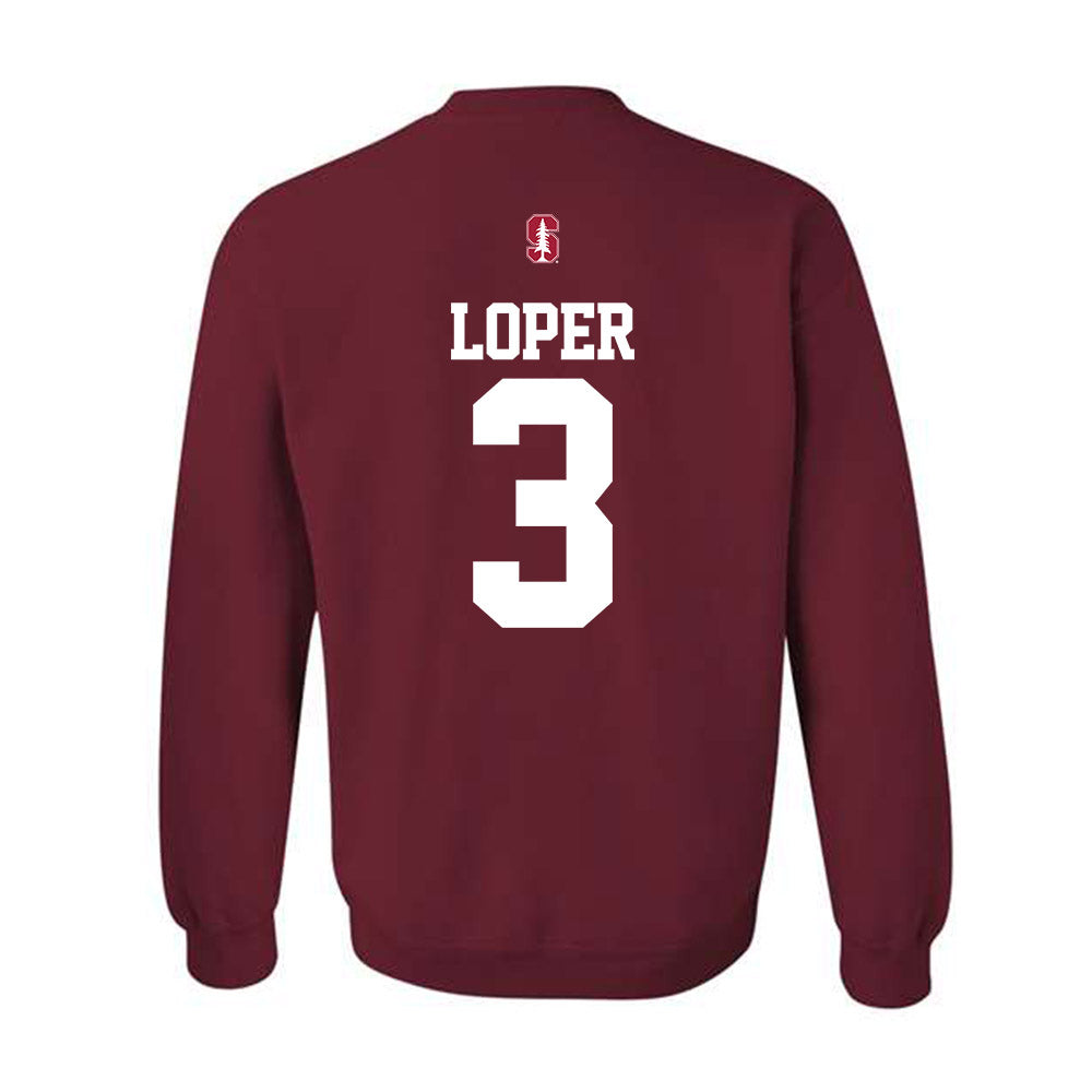 Stanford - NCAA Men's Volleyball : Jack Loper - Classic Shersey Crewneck Sweatshirt-1