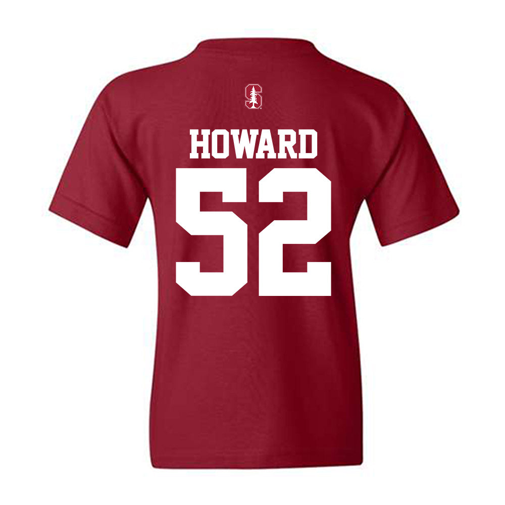 Stanford - NCAA Football : Sarrel Howard - Classic Shersey Youth T-Shirt-1