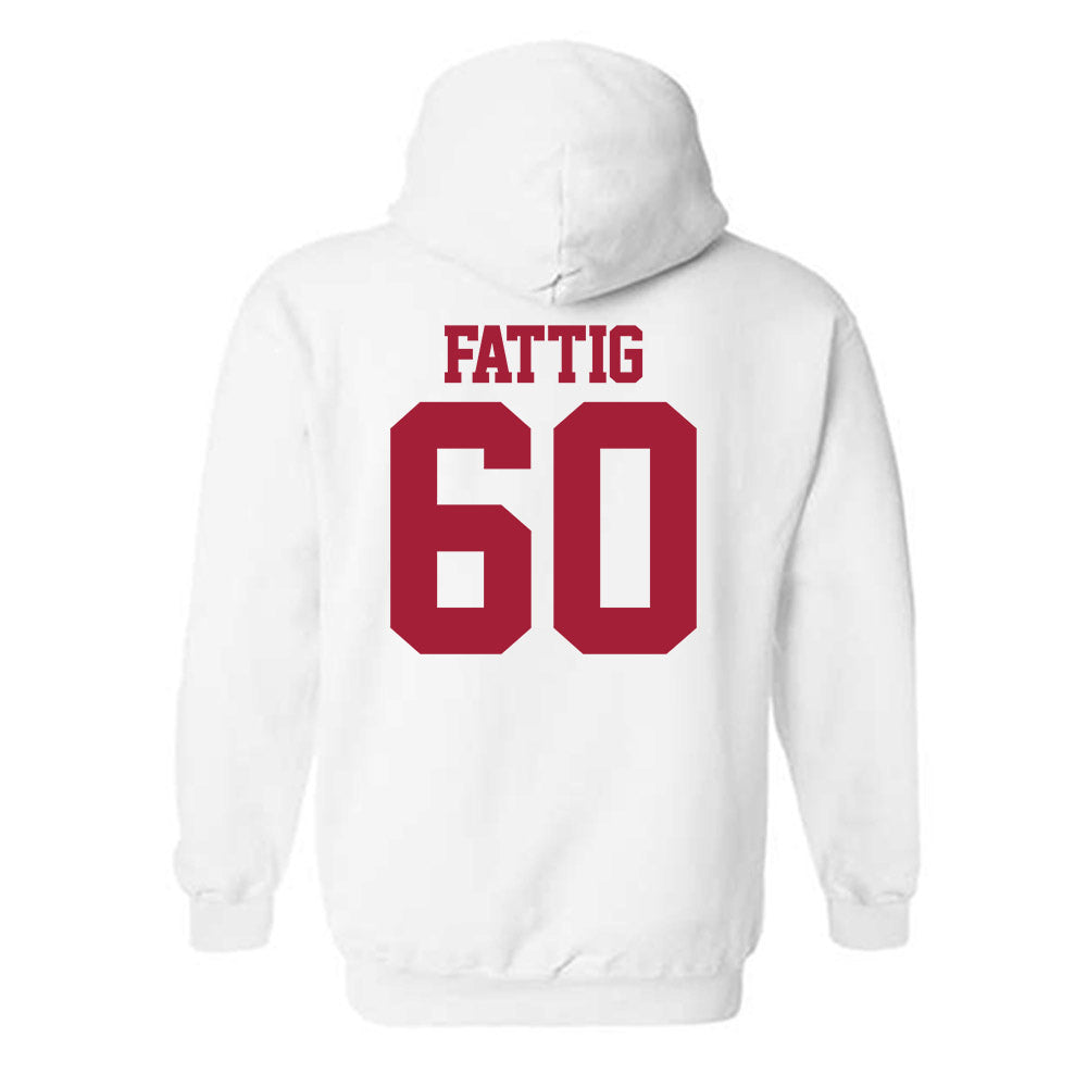 Stanford - NCAA Football : Nick Fattig - Classic Shersey Hooded Sweatshirt-1