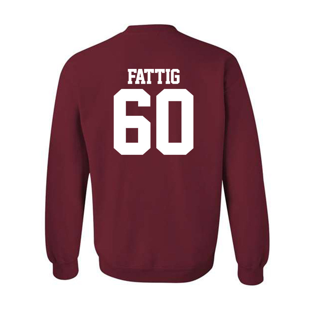 Stanford - NCAA Football : Nick Fattig - Classic Shersey Crewneck Sweatshirt-1