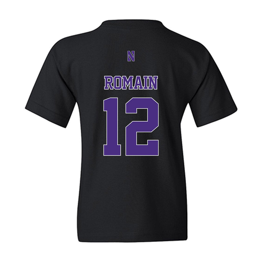 Northwestern - NCAA Football : Marcus Romain - Classic Shersey Youth T-Shirt-1