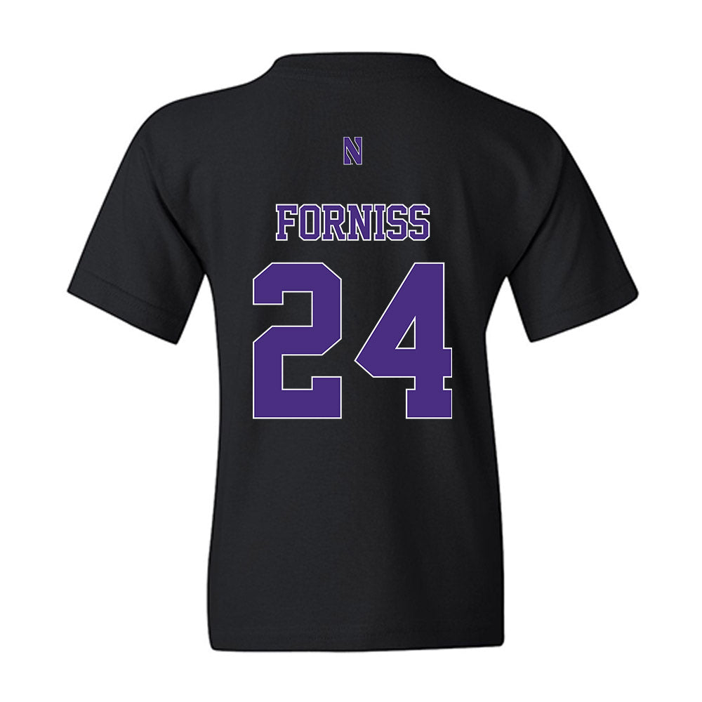 Northwestern - NCAA Baseball : Christian Forniss - Classic Shersey Youth T-Shirt-1