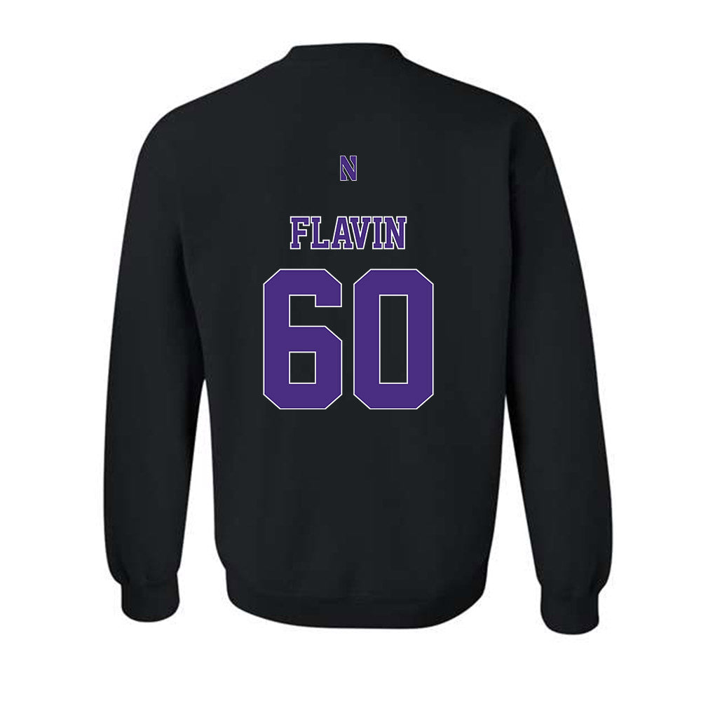 Northwestern - NCAA Football : Hayden Flavin - Classic Shersey Crewneck Sweatshirt-1